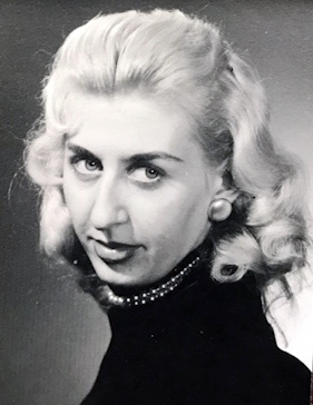 Momma at 22 at the dance studio